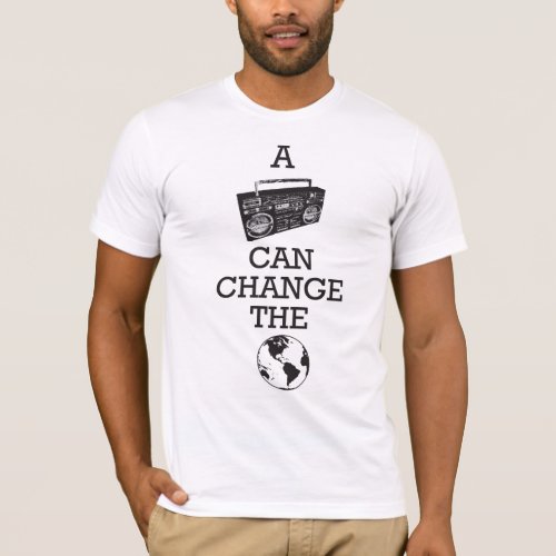 Boombox Can Change the World T_Shirt