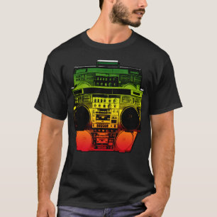 Boombox Color Fade ( Rasta ) T-Shirt