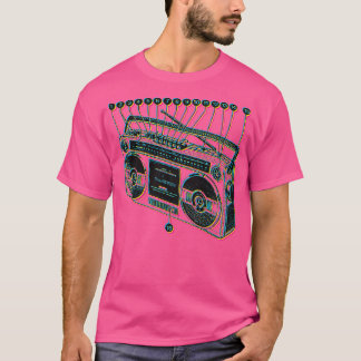 Boombox Old School Vintage Ghetto Blaster T-Shirt