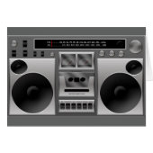 Boombox Radio Graphic (Front Horizontal)