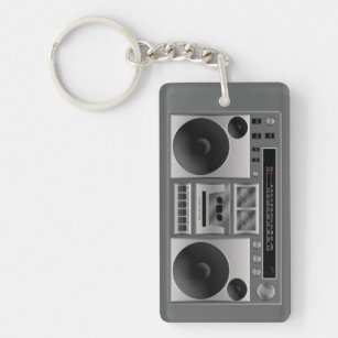 mini boombox keychain