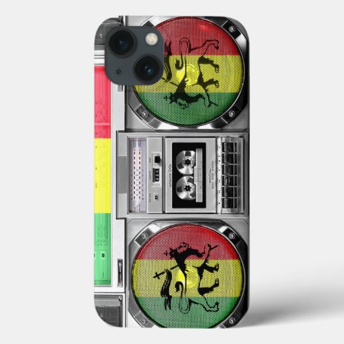 boombox reggae iPhone 13 case
