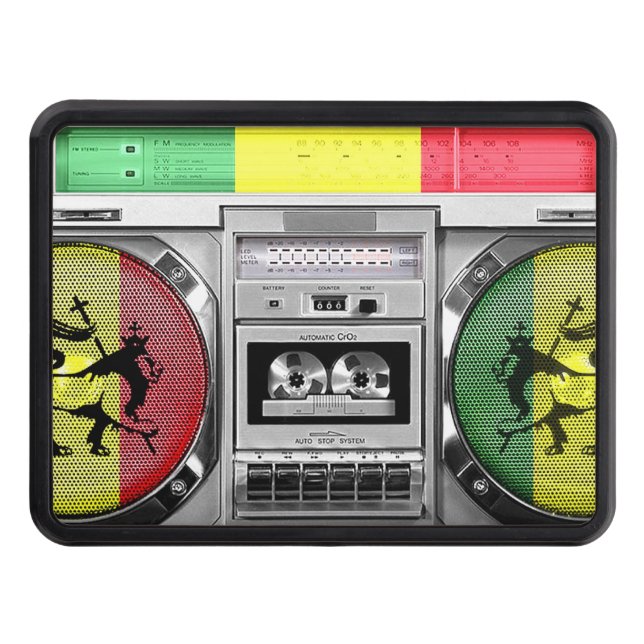 boombox reggae hitch cover (Front)