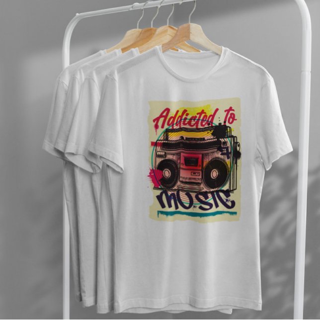 Boombox Urban Graffiti T-Shirt (Creator Uploaded)