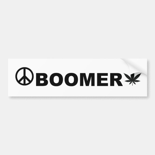 BOOMER Bumper Sticker (Front)