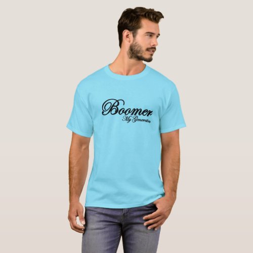 Boomer generation blueT_shirt T_Shirt