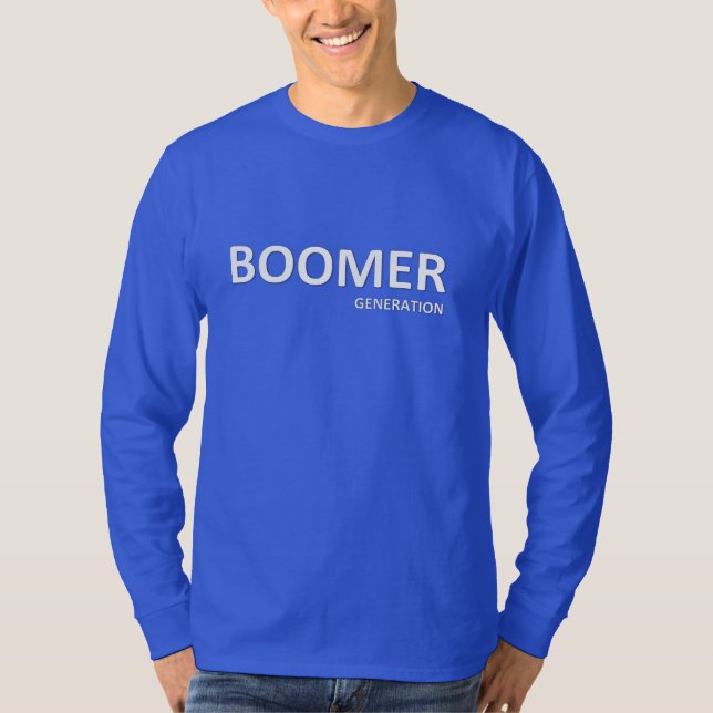 BOOMER generation long sleeve t-shirt (Front)