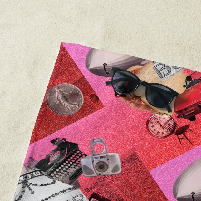 BOOMER Nostalgic     Beach Towel (In Situ)