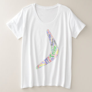 Boomerang Allow, Believe, Trust Plus Size T-Shirt