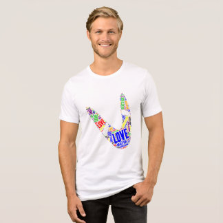 Boomerang Basic Love Gratitude Appreciation Tri-Blend Shirt
