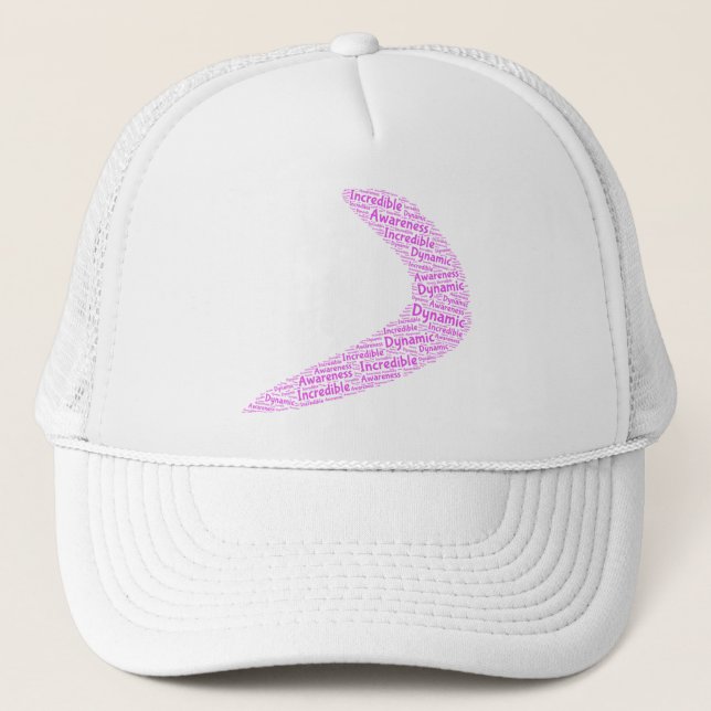Boomerang Dynamic, incredible, awareness cap (Front)