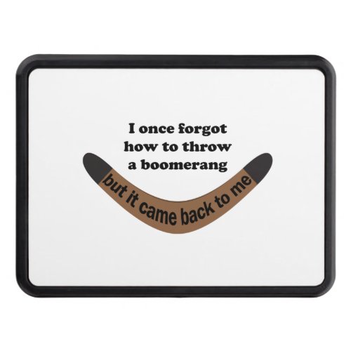 Boomerang Joke Hitch Cover