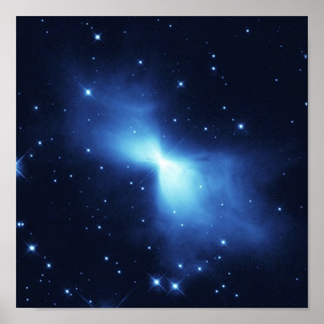 Boomerang Nebula in space NASA Poster (Front)