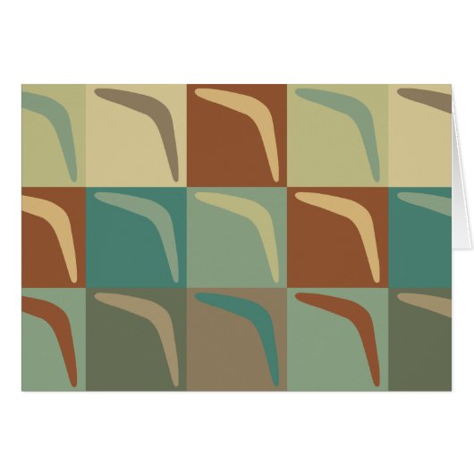 Boomerang Pop Art Cards (Front Horizontal)