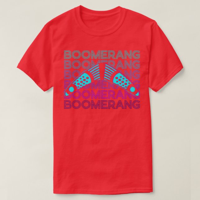 Boomerang Retro Gift T-Shirt (Design Front)