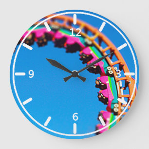 Boomerang Roller Coaster Worlds of Fun, KC Large Clock