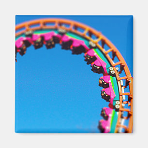 Boomerang Roller Coaster Worlds of Fun, KC Magnet