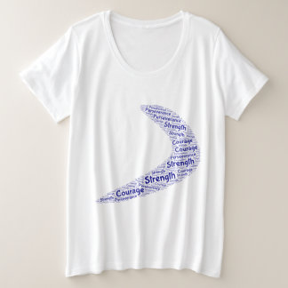 Boomerang Strength, perseverance, courage Plus Size T-Shirt