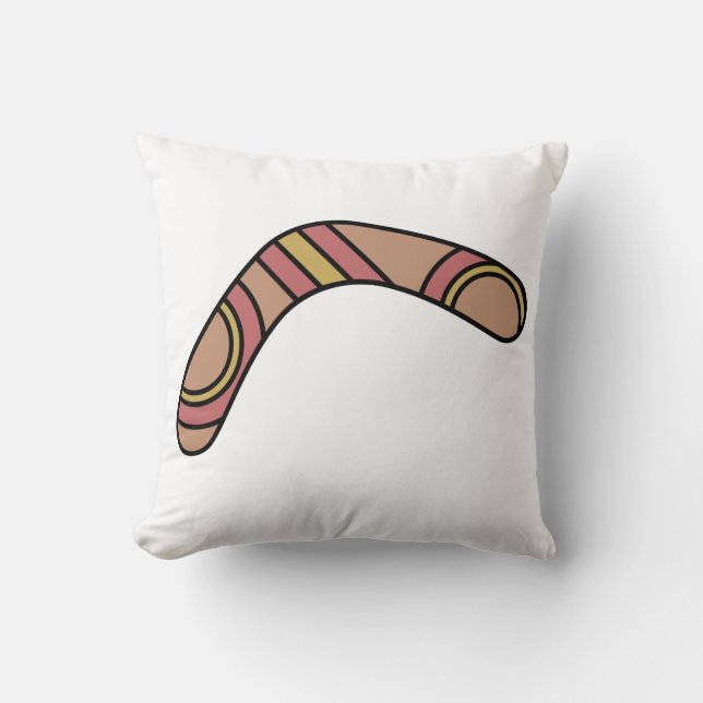 Boomerang Throw Pillow (Front)