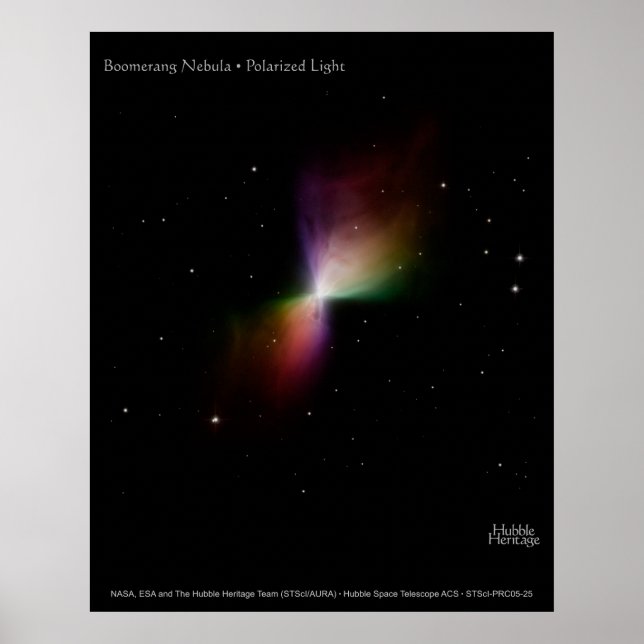 BoomerangNebula-PolarizedLight-200 Poster (Front)
