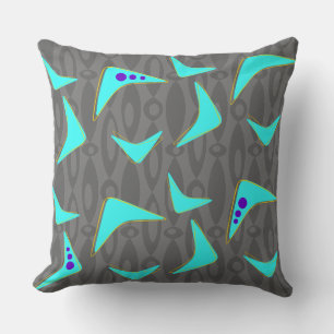 Boomerangs and Balls Throw Pillow