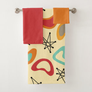 Boomerangs and Stars Bath Towel Set