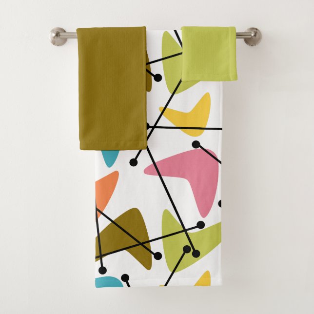 Boomerangs Bath Towel Set (Insitu)