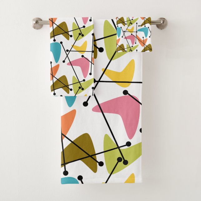 Boomerangs Bath Towel Set (Insitu)