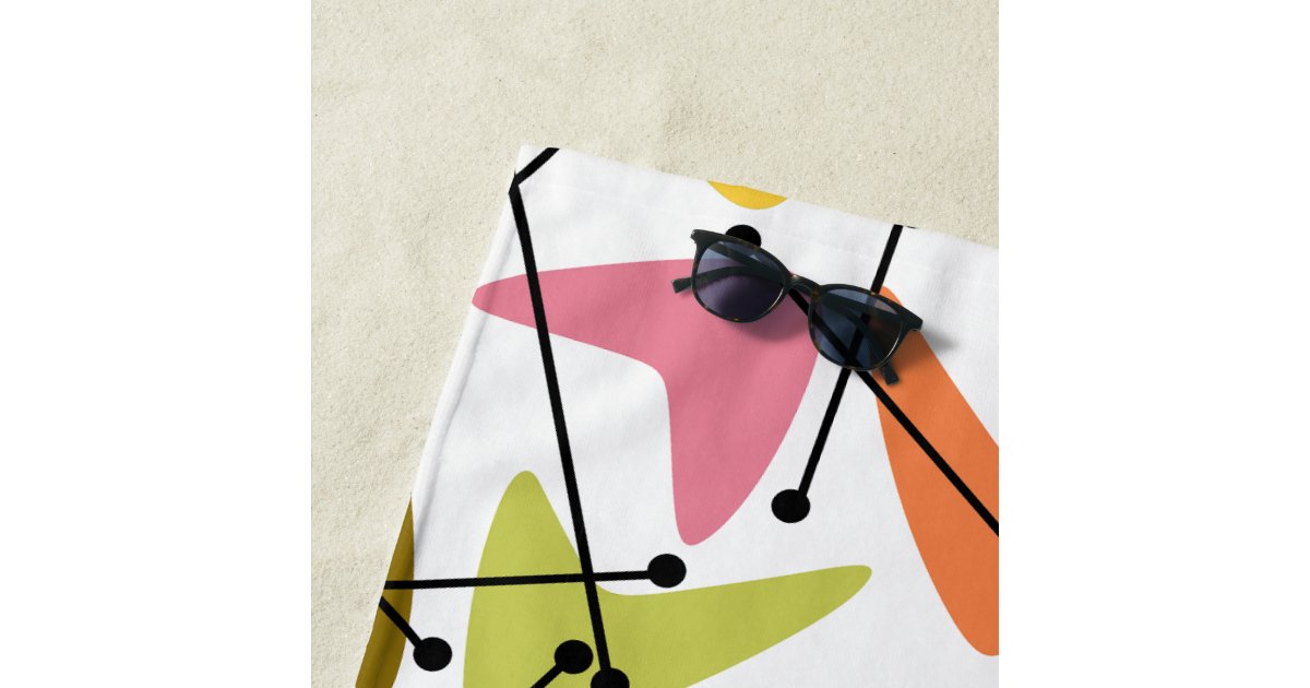 Boomerangs Beach Towel Zazzle