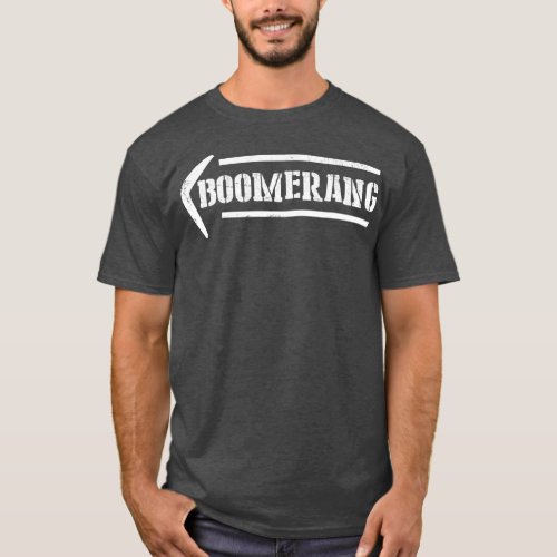 Boomering  Boomerang Player Boomerang Thrower Spor T_Shirt