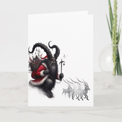 BoomFuzzy's Cousin Krumpas (Krampus), Christmas Card