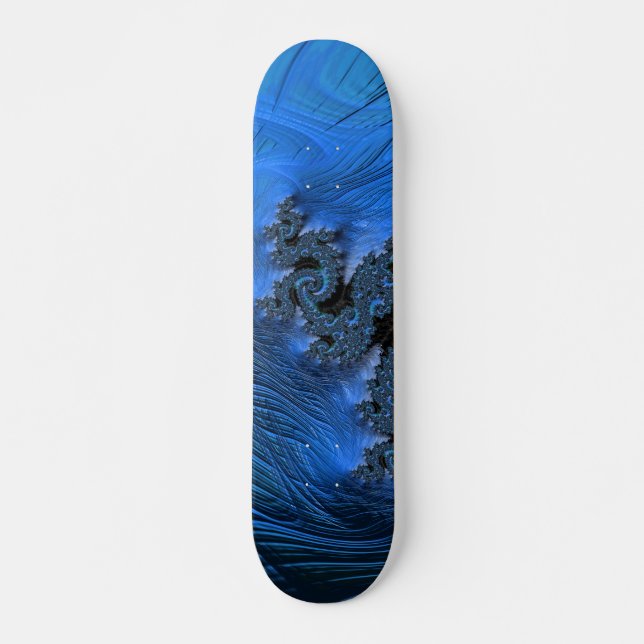 BoomGoo™ skateboard F396 "Stone Dragon" blues 2 (Front)