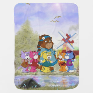 Boomi Cats Baby Blanket