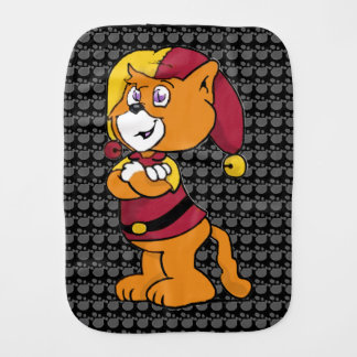 Boomi Cats Baby Burp Cloth