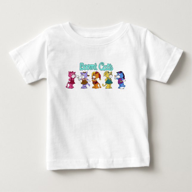 Boomi Cats Baby T-Shirt (Front)
