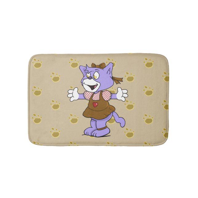 Boomi Cats Bath Mat (Front)