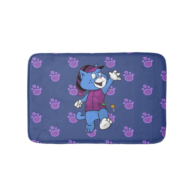 Boomi Cats Bath Mat (Front)