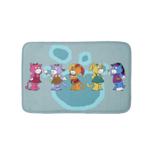 Boomi Cats Bathroom Mat