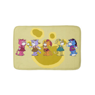 Boomi Cats Bathroom Mat