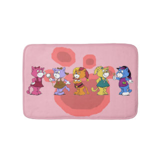 Boomi Cats Bathroom Mat