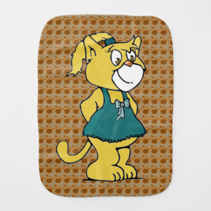 Boomi Cats Burp Cloth