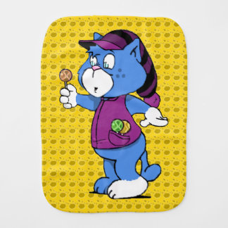 Boomi Cats Burp Cloth
