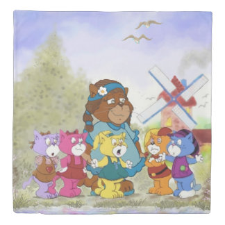 Boomi Cats Duvet Cover
