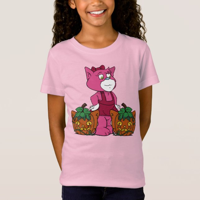 Boomi Cats Kitty Pumpkins  T-Shirt (Front)