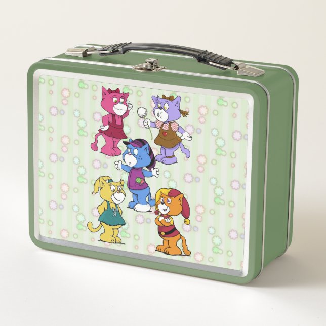 Boomi Cats Metal Lunch Box (Front)