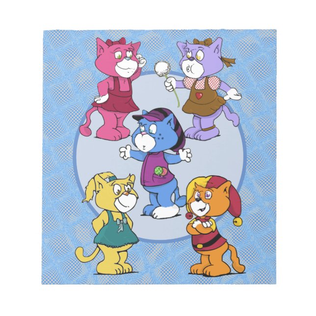 Boomi Cats Notepad (Front)