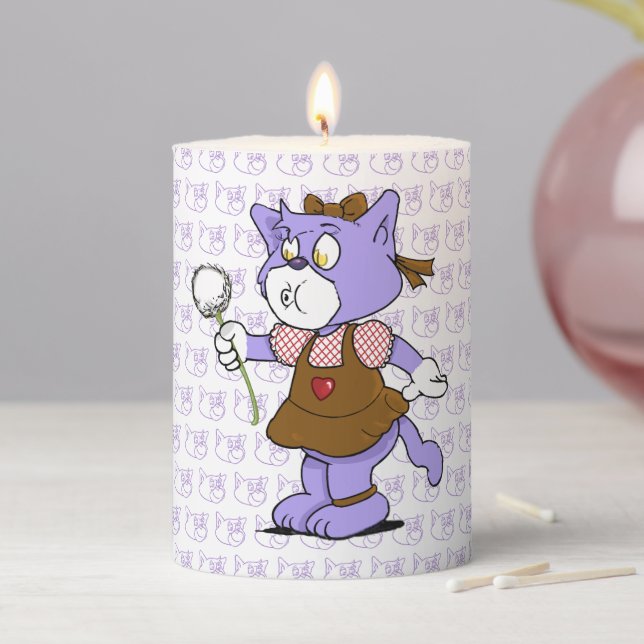 Boomi Cats Pillar Candle (In Situ)