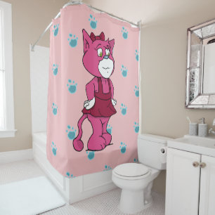 Boomi Cats Shower Curtain