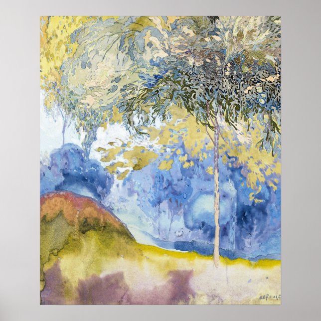 Boomrijk Landschap by George de Feure Poster (Front)