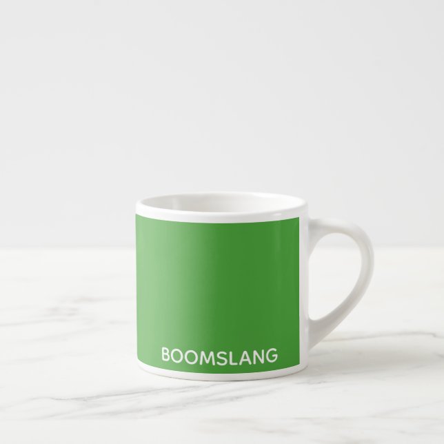 Boomslang green color name espresso cup (Right)